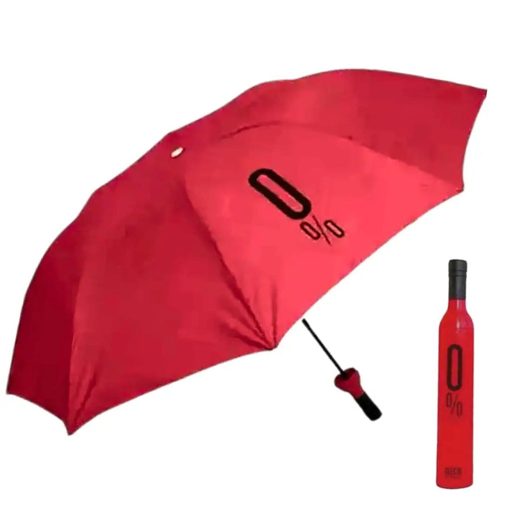 Mini Wine Bottle Umbrella Portable Folding UV Proof Compact Lightweight Travel Umbrella